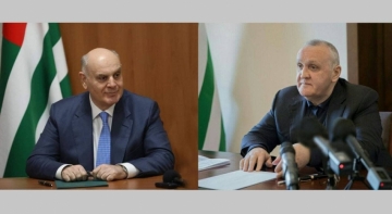 ASLAN BZHANIA AND ALEXANDER ANKVAB DISCUSSED A RANGE OF WORKING ISSUES ON THE PHONE