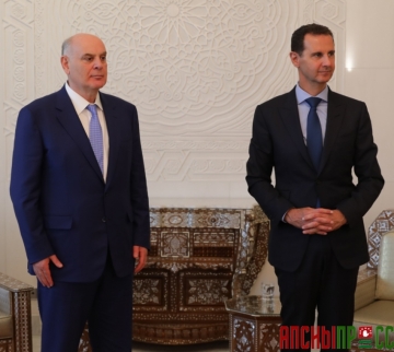 ASLAN BZHANIA CONGRATULATED BASHAR ASSAD ON VICTORY IN PRESIDENT'S ELECTION OF THE SYRIAN ARAB REPUBLIC